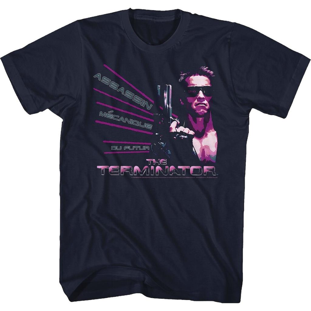 1984 Hollywood Classic Movie Joint Terminator The Terminator Male Schwarzenegger Retro Tshirt Comfortable and Breathable Y2K