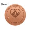 Pure Copper Disc for Dog Water Bowl Purification Dog, 4-Inch Diameter Disc, Raised Fountain with 3-Point Support Dispenser Durable