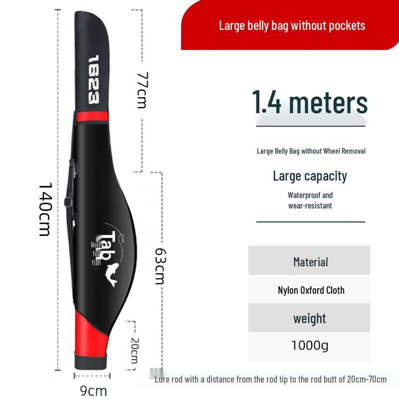 Waterproof Multi-Functional Hard Shell Fishing Rod Bag