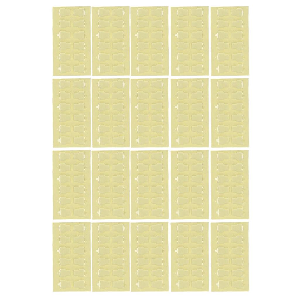 Sorandy 240pcs Clear Adhesive Tape Removable Adhesive Pads Double Sided Tape with Strong Acrylic