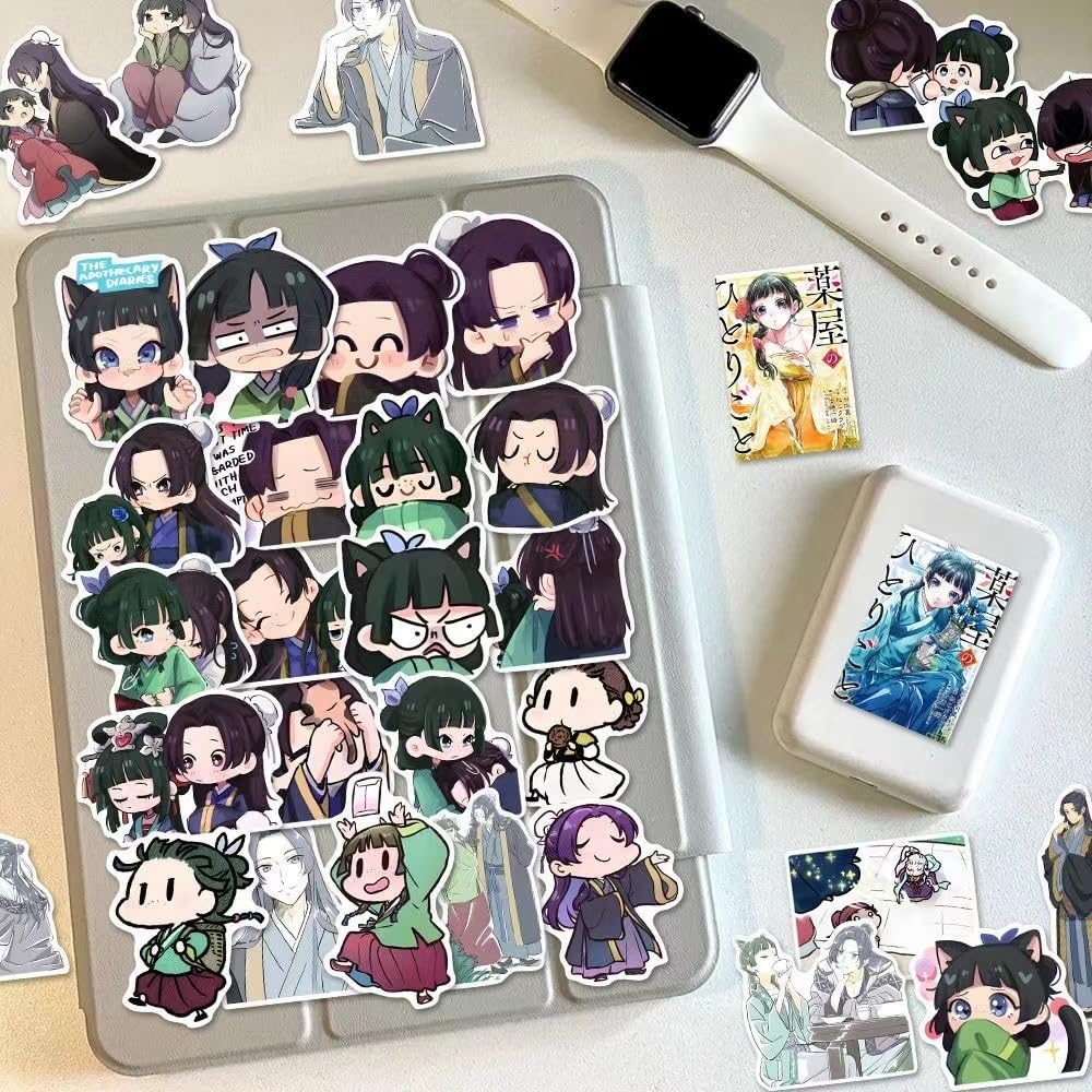 Sticker Set from Popular Characters from the and Perfect for DIY and Perfect for Waterproof and Decorative Stickers for Cell and DIY 64-Piece "The