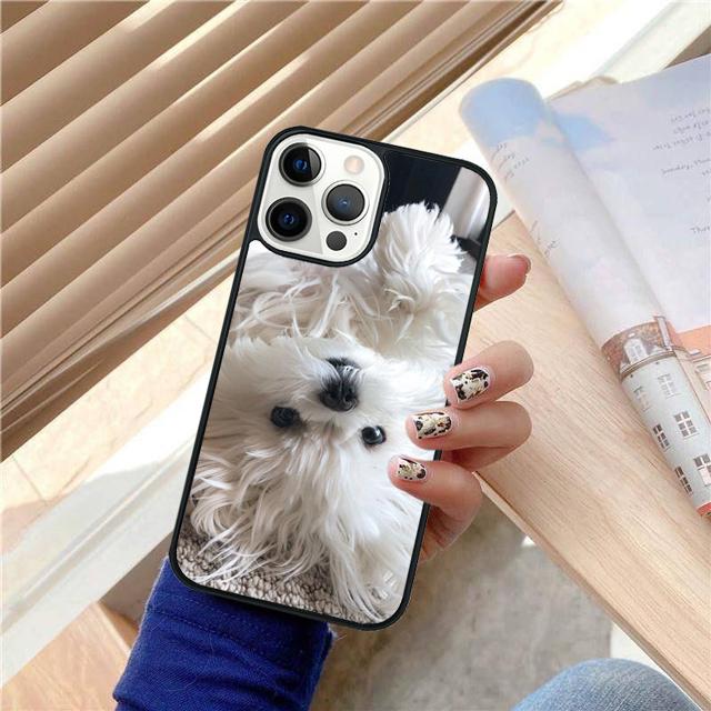 Maltese Dog Puppy Cute Coque Shell For iPhone 17 Air 15 16 Pro Max 14 13 12 11 Pro Max Plus Phone Case Cover