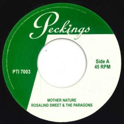 7inch Record ROSALIND SWEET, PARAGONS - Mother Nature / Mother Nature Versi PTI7003 Peckings 2021 UK Reggae, Ska & Dub