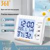 361° Digital Indoor Temperature & Humidity Monitor with Timer