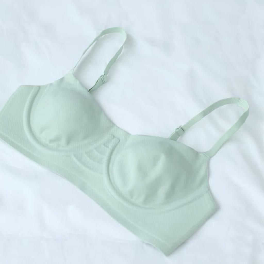 Non-sensing Comfortable Push-Up Women's Seamless Soft Support Wire-Free Lifting Thin Bra Underwear