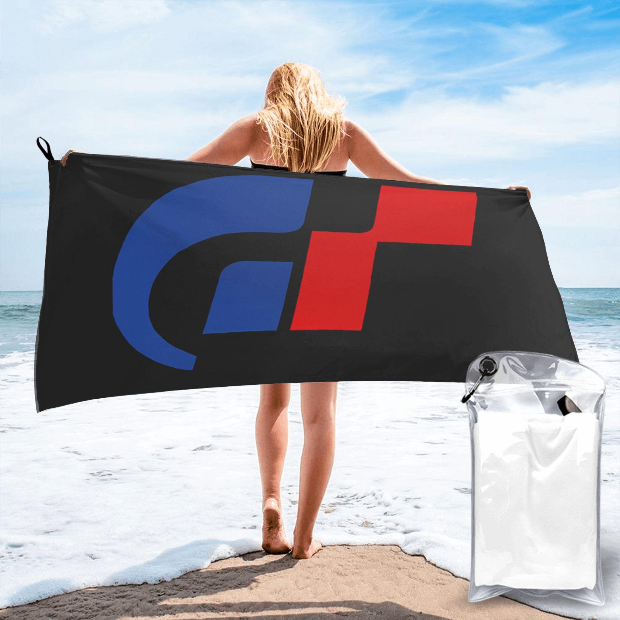 

Gran Turismo logo Beach Towel Soft Microfiber Quick Dry Absorbent Quick Towels For Bath W30*H60(CM)