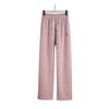 High Waisted Cashmere and Glutinous Rice Pants Knitted Warm Straight Leg Pants
