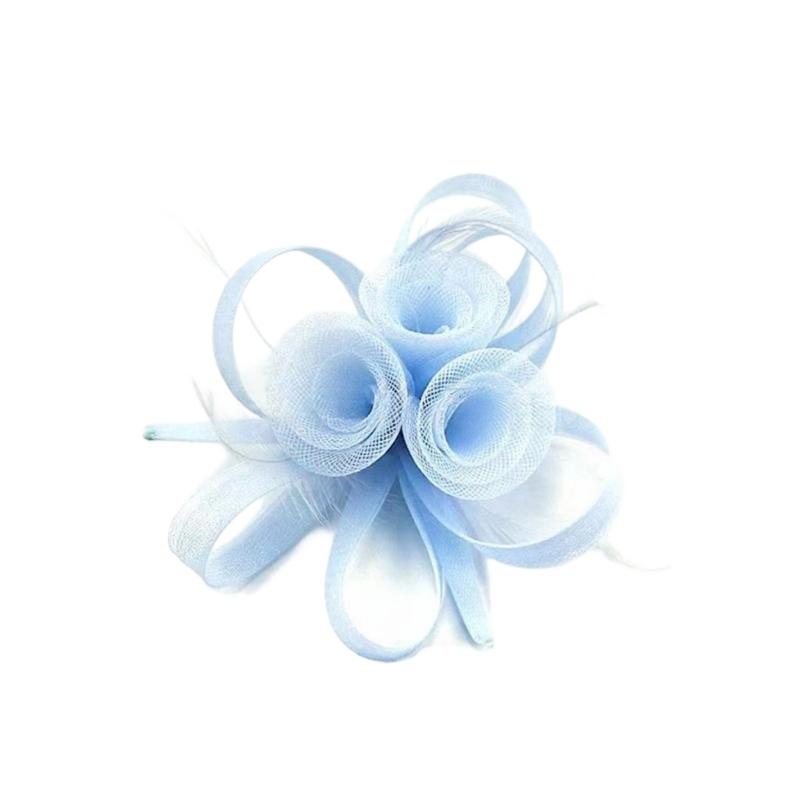 Elegant Mesh Flower Hair Accessory Fascinator Headdress Photo Props For Women Girls Wedding Party Photography