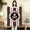 FC San Pauli Logo Print Flannel Blanket High Quality Warm Comfortable Cover for All Seasons Perfect for Gifts Home Decor