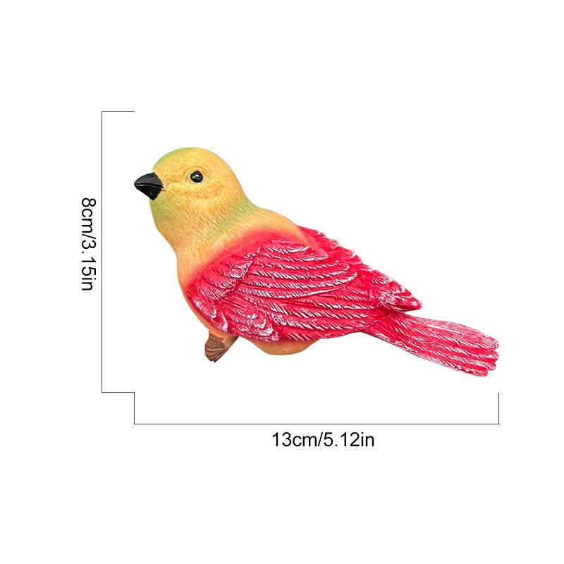 Garden Bird Statue Flower Pot Hugger Outdoor Decor For Tree, Resin Bird Figurine Plant Pot Decorations For Fence Balcony Patio