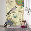 Home Wall Decoration Tapestry Flower Bird Background Hanging Cloth Office Living Room Tapestry