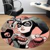 1pc Harley Quinn, Joker Office Round Area Rug, Under Office Chairs Bedroom Living Room Home Decor, Room Deco, Available in Various Sizes