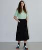 Illoil Slit Skirt - Black