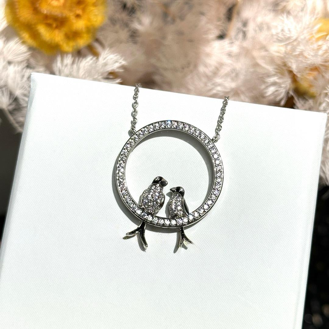 

Новый Горячий Бренд Винтажное Женское Ожерелье Роскошные Украшения Для Женщин Модное Дизайнерское Ожерелье с Подвеской в Виде Птицы Чистое Серебро 925 пробы Ожерелье для Вечеринки