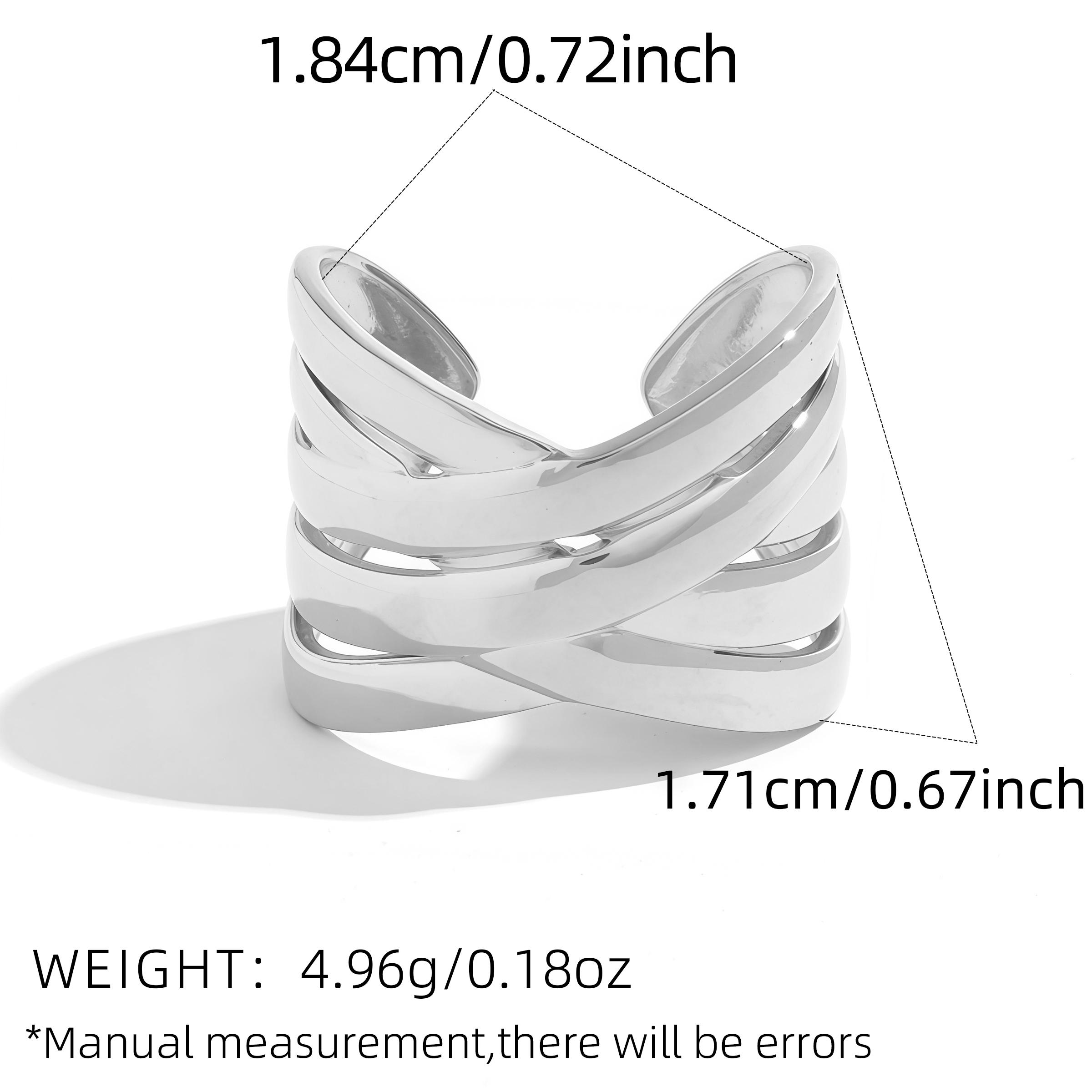 Stainless Steel Hollow Open Rings for Women 18K Gold Plated Punk Multi Layer Metal Rings Women s Zircon Gift Wholesale