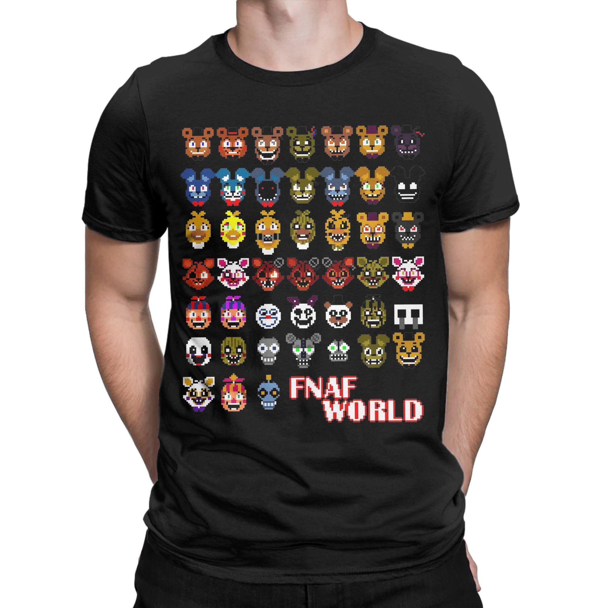 

Mens Womens FNAF bear Shirt 100% Cotton New Arrival Tee Shirts Clothing Outfits XXXL
