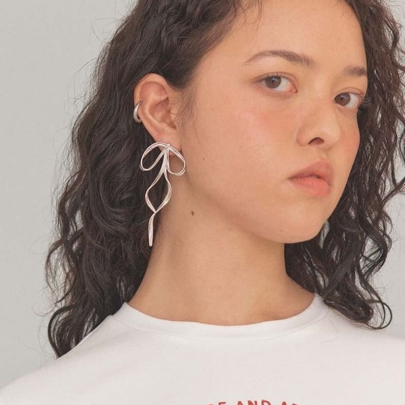 LOTS YOU lotsyou_Alice Ribbon Earing