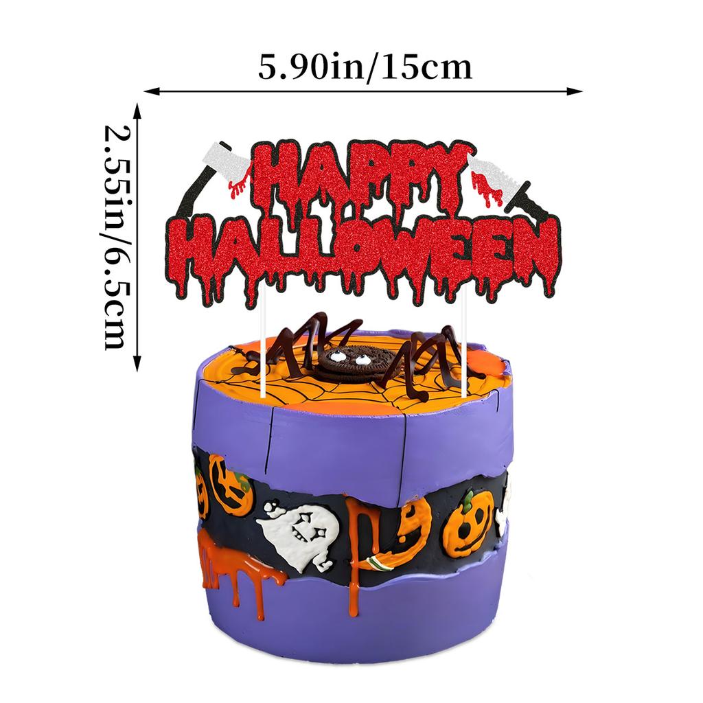 250,000 Holy Day Party Decoration Horror Blood Theme Birthday Flag Blood Knife Latte Power Strip Set