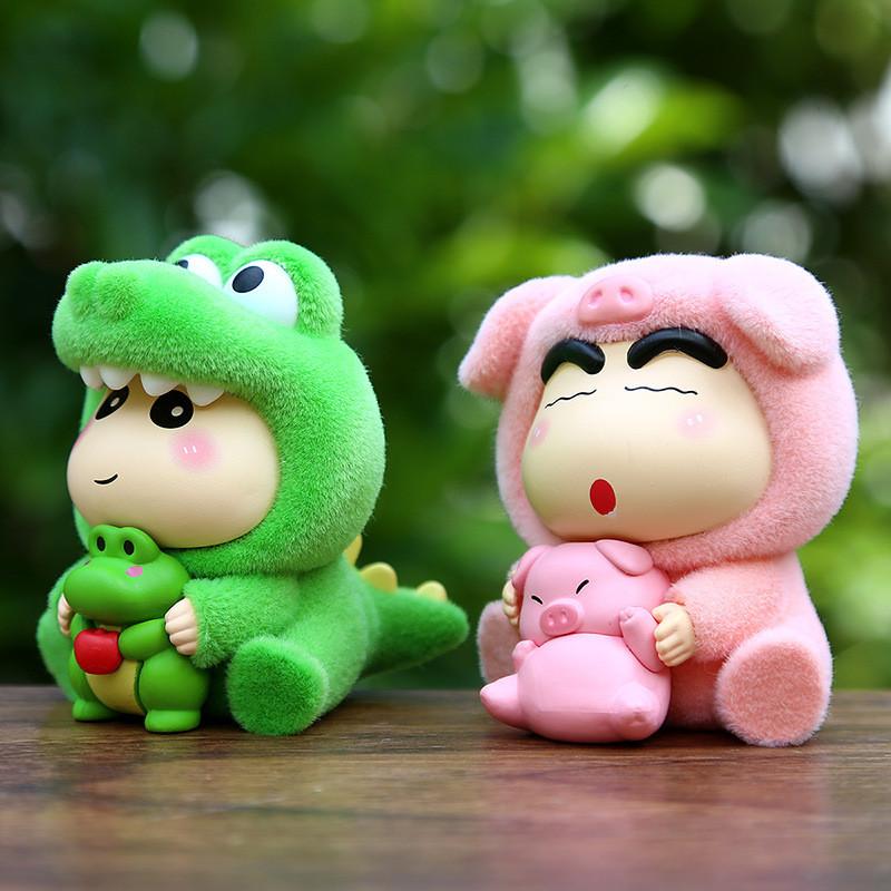 Shinchan Crayon Models Pvc Toys Ornaments For Kids Visual Development Skills