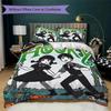 Hooky Tomo Pattern Bedding,Quilt Set Quilt Cover Pillowcase Home Birthday Gift (1*duvet cover+2*pillowcase,without core)ASJT261020062