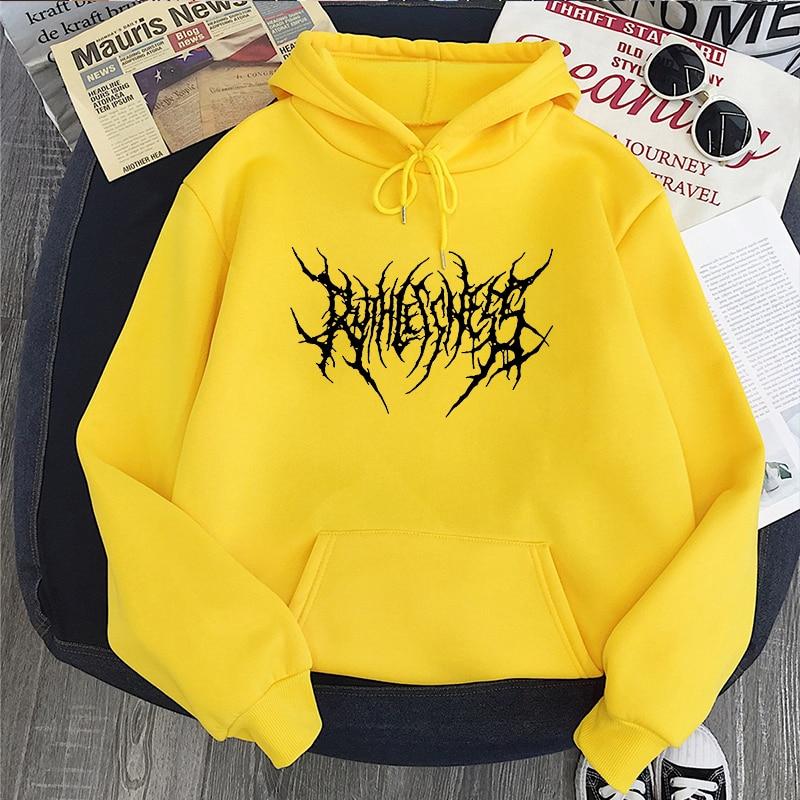 Hip Hop Men's Hoodies Winter Gothic Long Sleeve Hooded Sweatshirt Harajuku Streetwear Oversized Women Hoodies Y2K Clothes