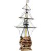 Woody Joe 1/160 British Royal Navy Victory Cutaway Model (No Sails) Wooden Model Unpainted Assembly Kit