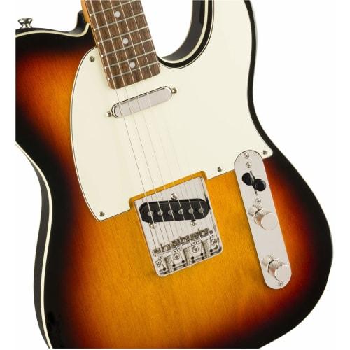 Squier by Fender Classic Vibe 60s Custom Telecaster? Electric Guitar, 3-Tone Sunburst with Soft Case