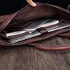 Vintage Crazy Horse Leder Herren Aktentasche - 15,6 Zoll Laptop, Schulter, Umhänge Reise- & Pendlertasche