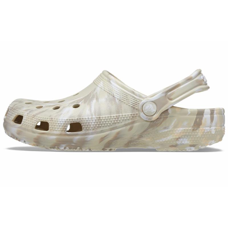 Crocs Classic Marbled Clog Unisex 'Bone & Multi'