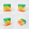 Colorful Jelly Handmade Lavender Soap: Oil-Control, Moisturizing Facial Cleanser and Essential Oil Shower Soap