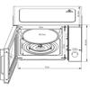Micro-ondes pose libre - CONTINENTAL EDISON - CEMO28MB2 - Noir - 28 L - 1440 W - 51 x 36,7 x 30,4 cm - Multifonction