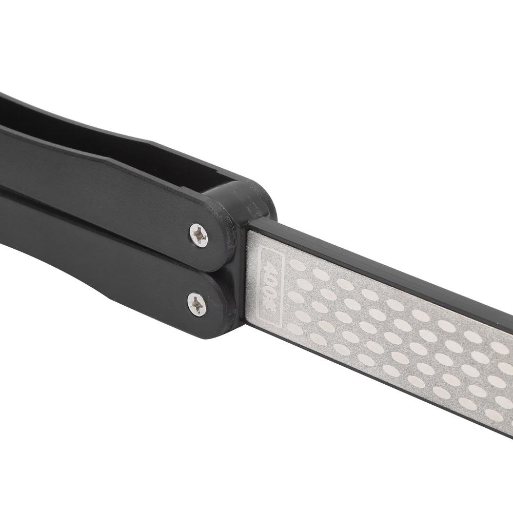 Antypoślizgowy Kamień Osełka Składany Kamień do Ostrzenia Trwała Diamentowa Ostrzałka do Noży Narzędzia Ogrodowe