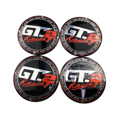 4PCS 56mm Wheel Hub Caps for GT Racing for B/enz A/MG V/olkswagen F/ord S/helby B/MW B/uick N/issan M/G Styling Rim Center Stickers
