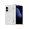 New Samsung Galaxy Z Fold1 Folding Magnetic Phone Case for Terminator Transparent Glitter Hard Case