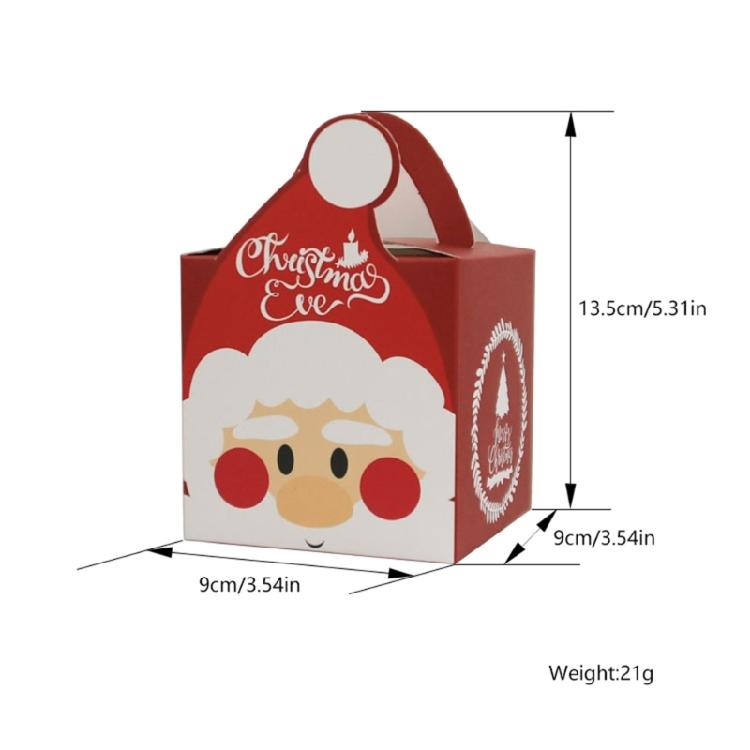 Christmas Goody Gift Boxes Xmas Treat Boxes Paper Candy Boxes for Kids Party