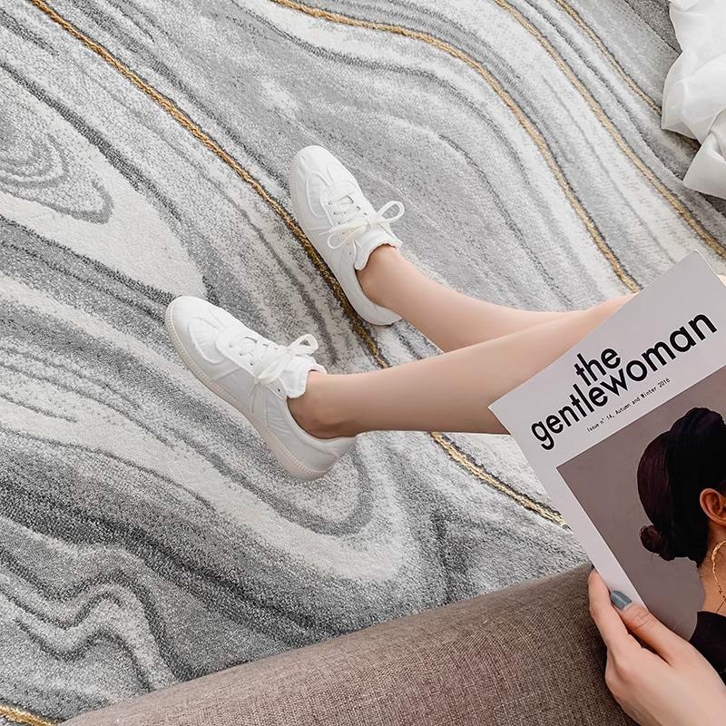 Cloud Little White Shoes Women's Shoes 2025 Spring and Summer New Soft Leather Soft Sole Light German Training Board Shoes Casual Sports Shoes Women