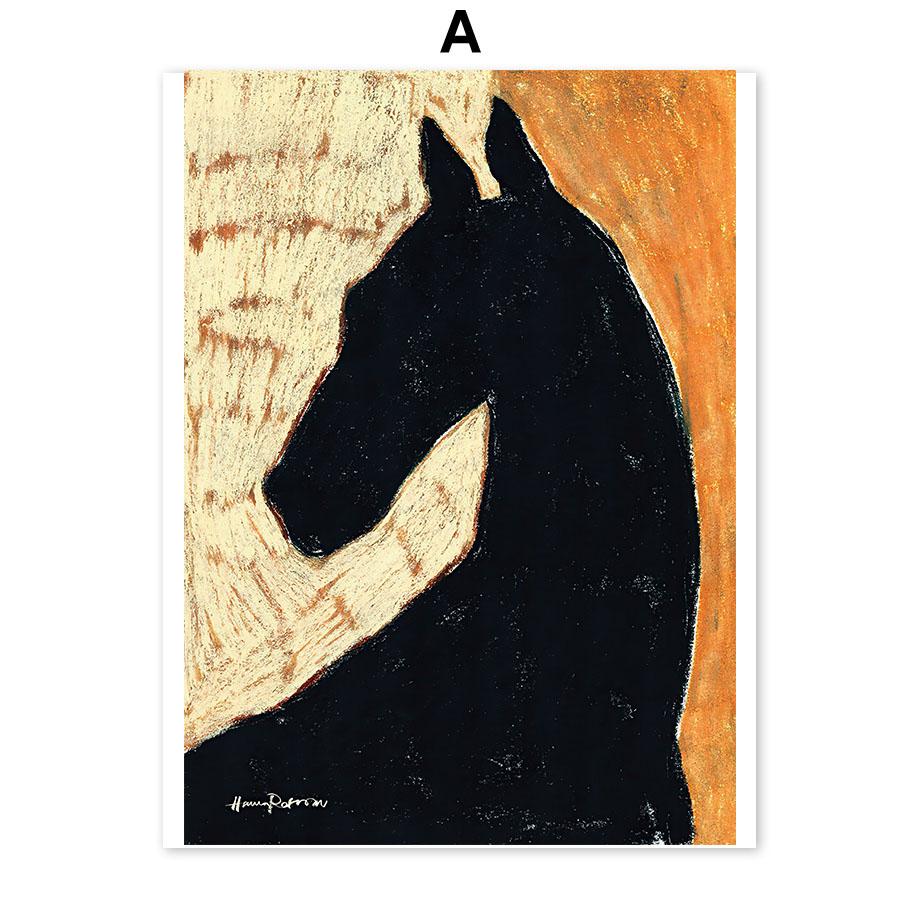 

Абстрактная галерея Декоративное настенное искусство Плакат Лошадь Винтаж Интерьерные принты Украшение на холсте Фреска Фигура Настенная картина Домашний декор 21cm×30cm NoFrame