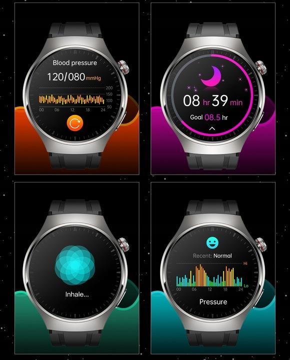 Zegarek Kardiowatch Z Pomiarem Glukozy Ekg Analiza Krwi Ciśnienie Amoled Pl