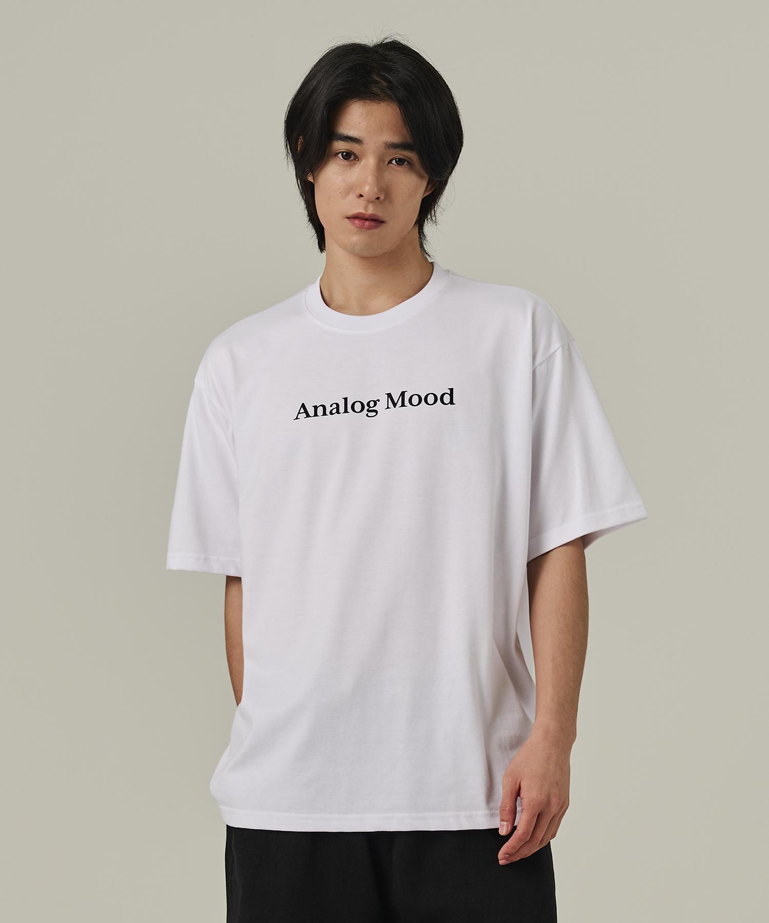 Analog Mood Basic Logo Short Sleeve T-Shirt (White) S