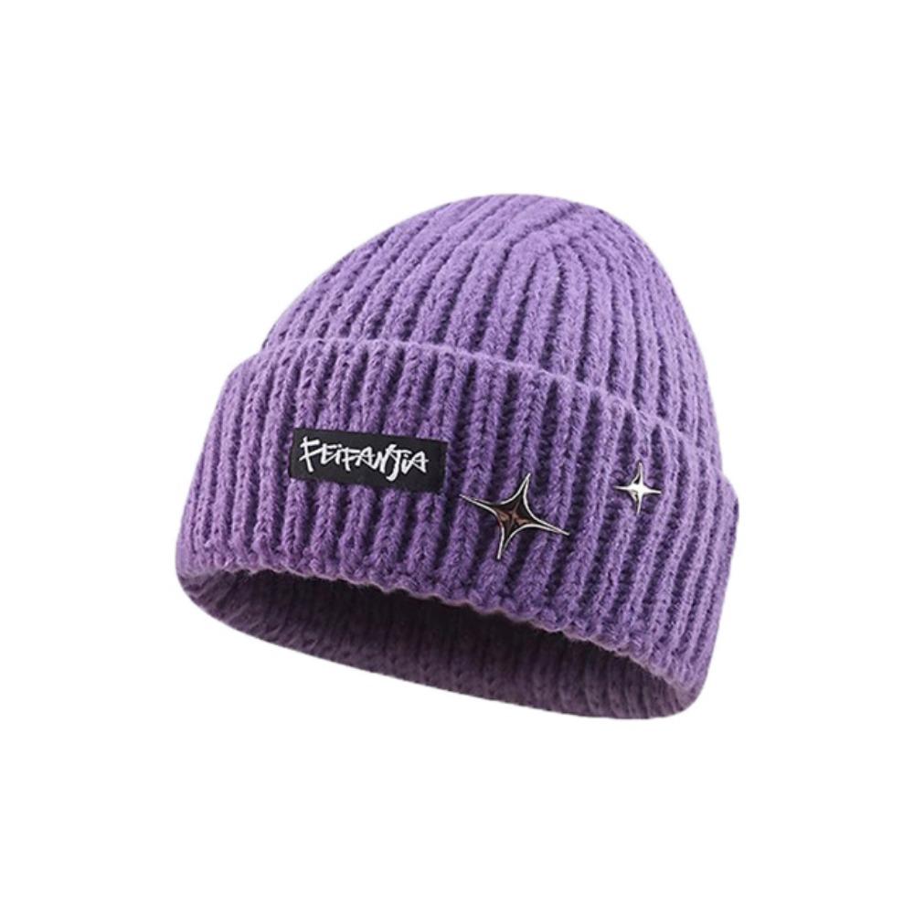 Solid Color Winter Autumn Hats Keep Warm Female Beanie Caps Warmer Bonnet  For Women/Men/Students