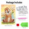 Disney Chip Dale Pearl Painting Handmade DIY Pearl Art Painting Simple Living Room Hanging Painting Decoration Chip Dale 134 Characters