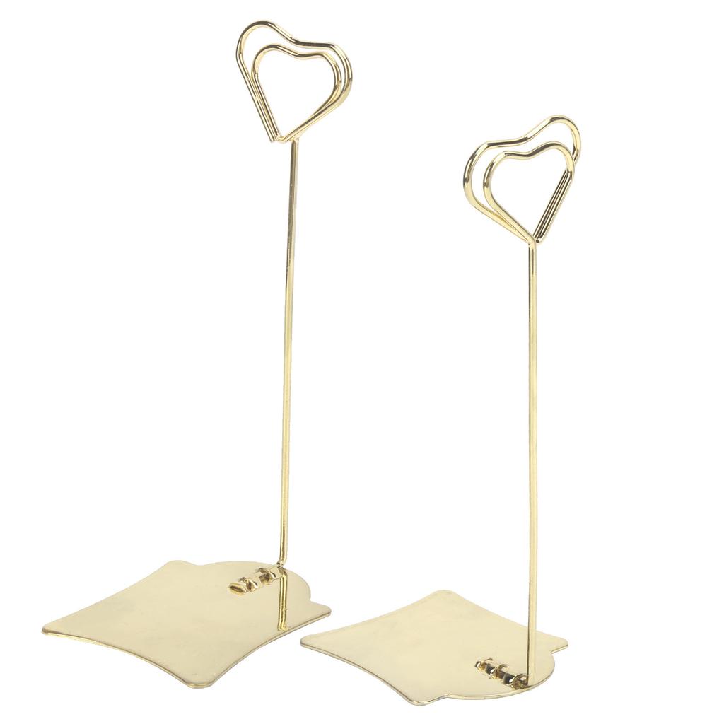 2Pcs Table Number Holder Multipurpose   Name Card Clips for Wedding Party