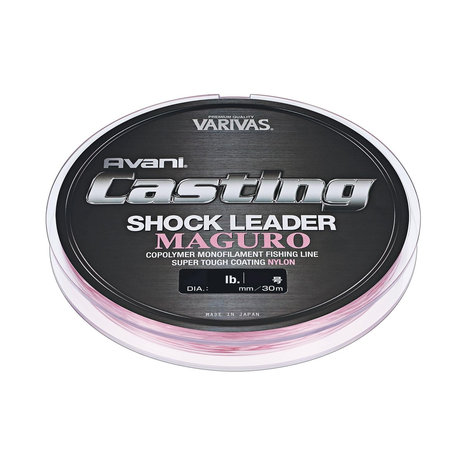 

VARIVAS Shock Leader Avani Casting Tuna Nylon 30m 60 200lb Clear Pink No.