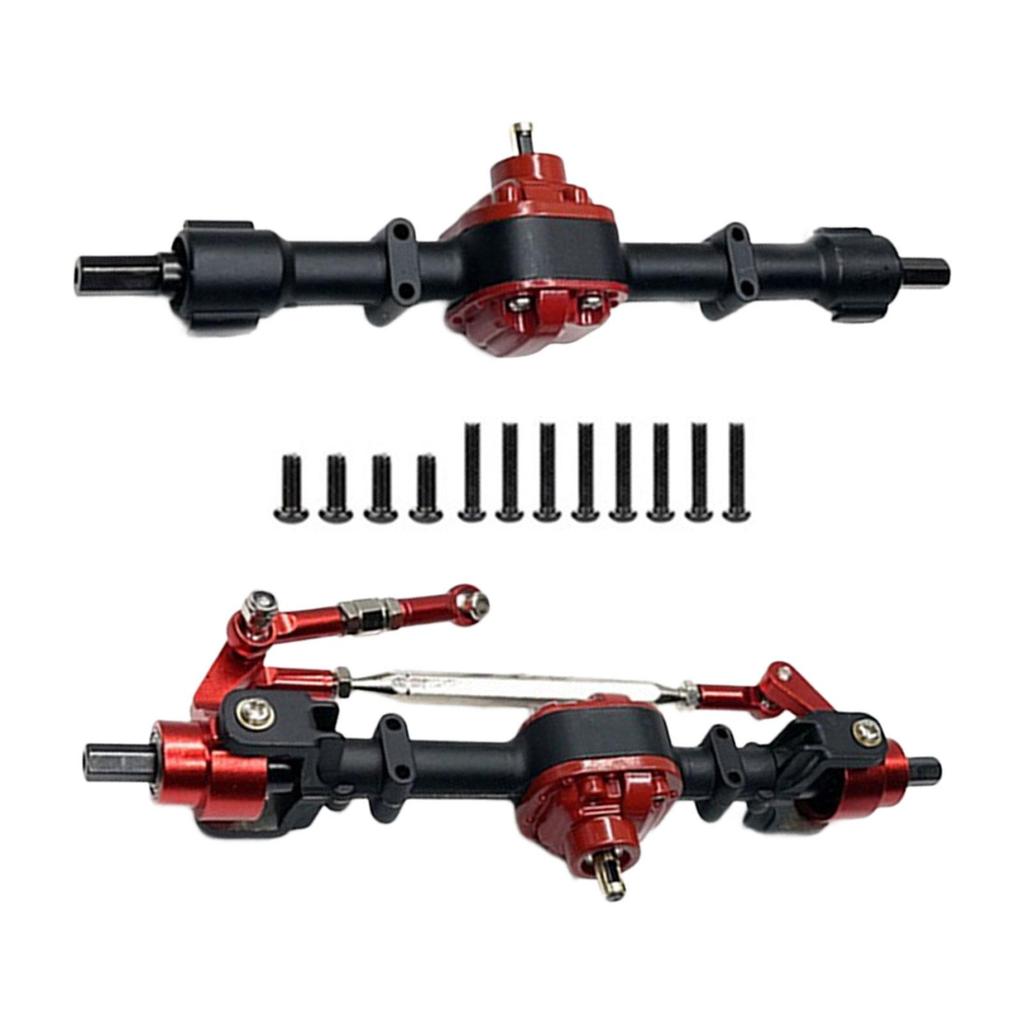 1:12 Scale RC Car Front and Rear Axle Set Replace Parts Steering Cup Bridge Shaft Complete Set for MN78 D90 D91 99S RC DIY Parts