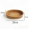 Rattan fruit plate fruit basket storage basket bread basket snack tray tea table snack tray woven basket