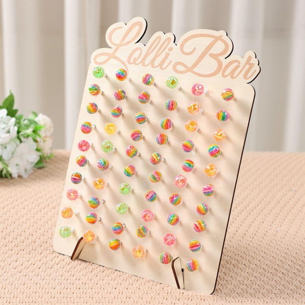 Arched Design Lollipop Stand Multicolor Lolli Display Rack Lollipop Holder  Wedding Centerpieces