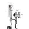 Toilet Bidet Shower Head Double Outlet Angle Valve of Bathroom Accessories Bidet Toilet Seat Toilet Bidet Sprayer Set