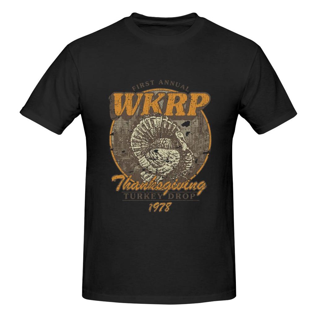 Wkrp Turkey Drop 1978 Loose Tshirt Street Sports Niche Tee