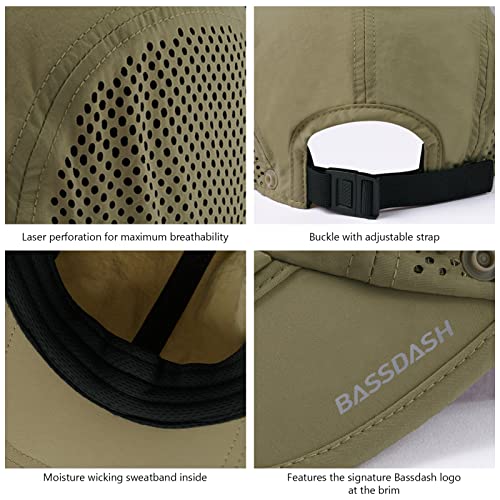 [Bassdash] Bassdash Quick-Drying Fishing Hat, Lightweight, UV Protection, Fishing Cap, Baseball Cap, Men's & Women's