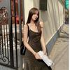 New Woman Dress V-neck Sexy Slip Temperament Slim Fit Midi Maxi Dress Woman Fashion Dress